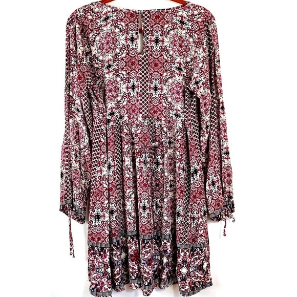 Maurices Long Split Sleeve Dress EUC Knee Length - Picture 2 of 8